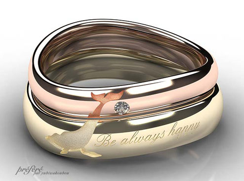 クジラ-結婚指輪-福井結婚指輪